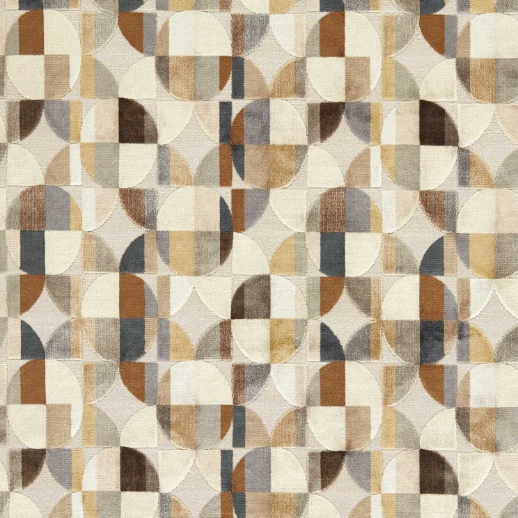 Clarke and Clarke Delaunay Natural Fabric