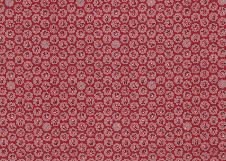 Curtains Cath Kidston Freston Rose Red Fabric
