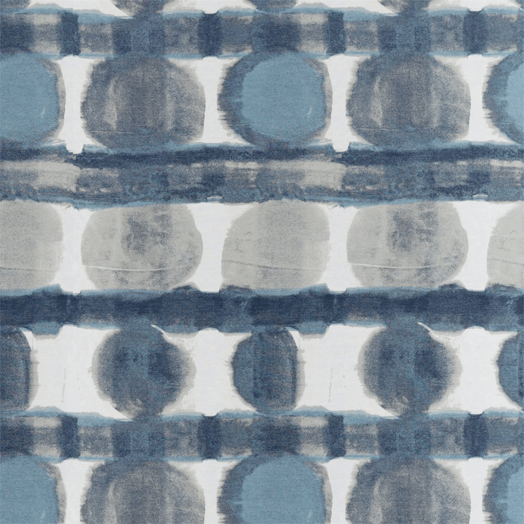 Curtains Harlequin Delphis Ink/Sky Fabric 132878