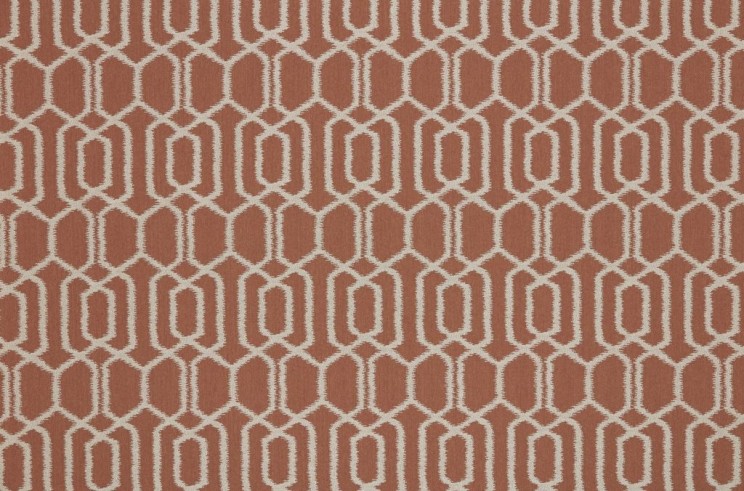 Ashley Wilde Hemlock Terracotta Fabric
