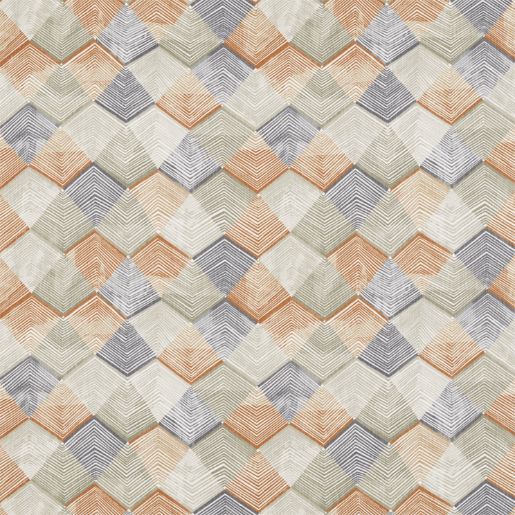 Harlequin Rhythm Brick/Stone/Slate Fabric