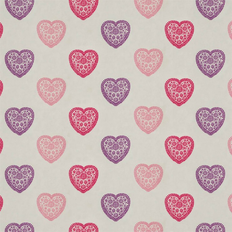 Harlequin Sweet Heart Pink/Purple Fabric