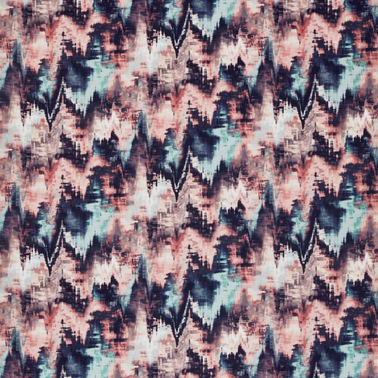 Harlequin Distortion Rosewood/Neptune/Azure Fabric