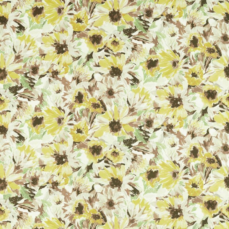 Harlequin Helianthus Sunflower/Grass/Awakening  Fabric
