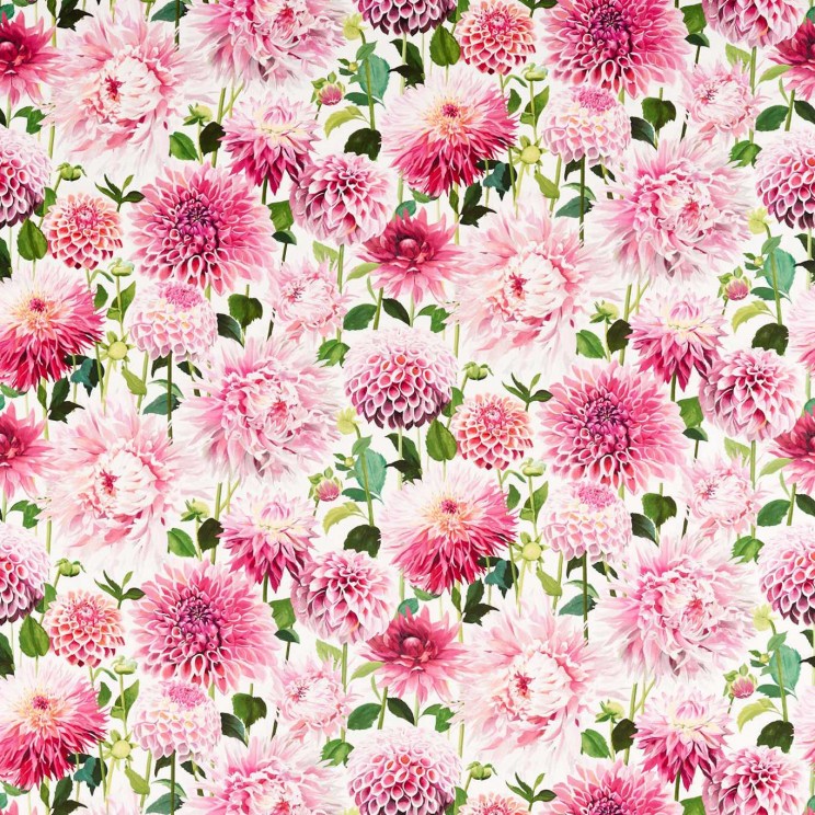 Harlequin Dahlia Blossom/Emerald/New Beginnings Fabric