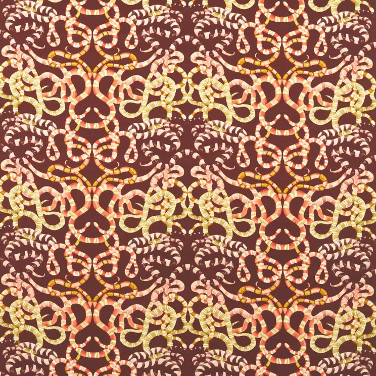Harlequin Serpenti Brazilian Rosewood/Grounded/Amber Light Fabric