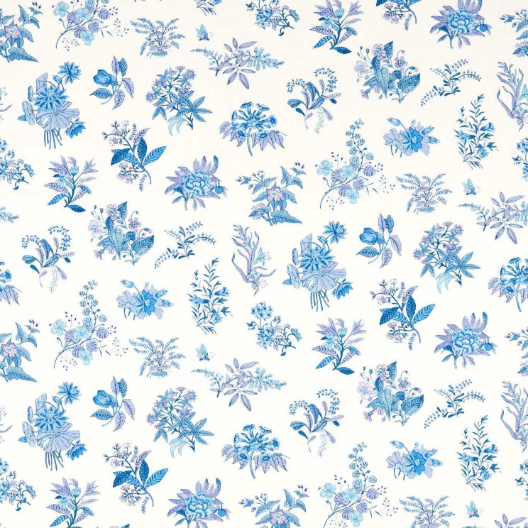 Harlequin Woodland Floral Lapis/Amethyst/Pearl Fabric