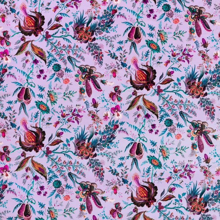 Harlequin Wonderland Floral Amethyst/Lapis/Ruby Fabric