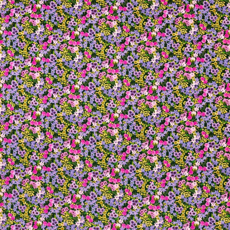 Harlequin Wildflower Meadow Emerald/Amethyst/ Spinel Fabric