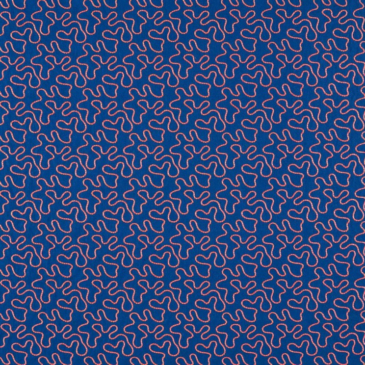 Harlequin Wiggle Lapis/Spinel Fabric