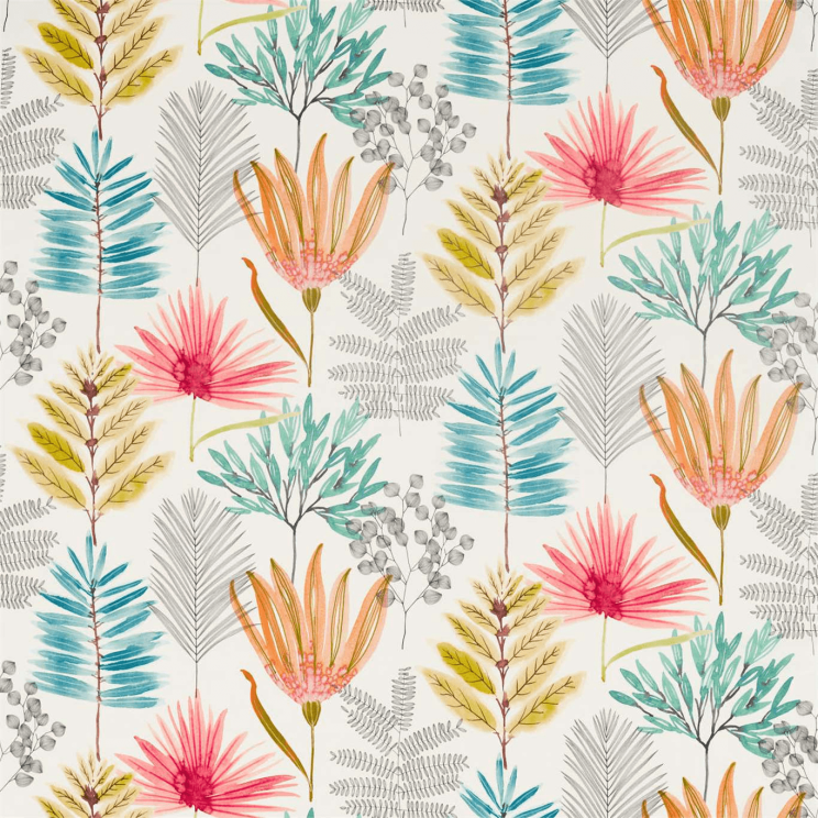 Harlequin Yasuni Paprika/Kiwi Fabric