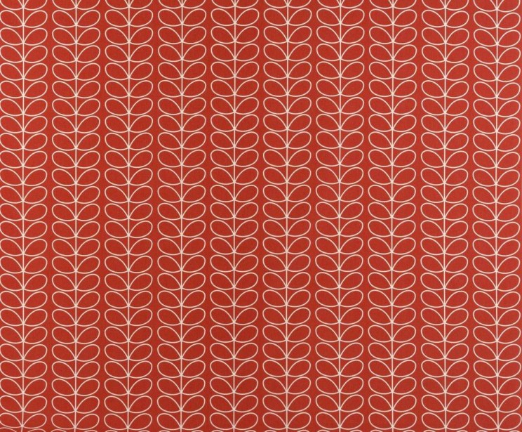 Curtains Orla Kiely Linear Stem Tomato Fabric