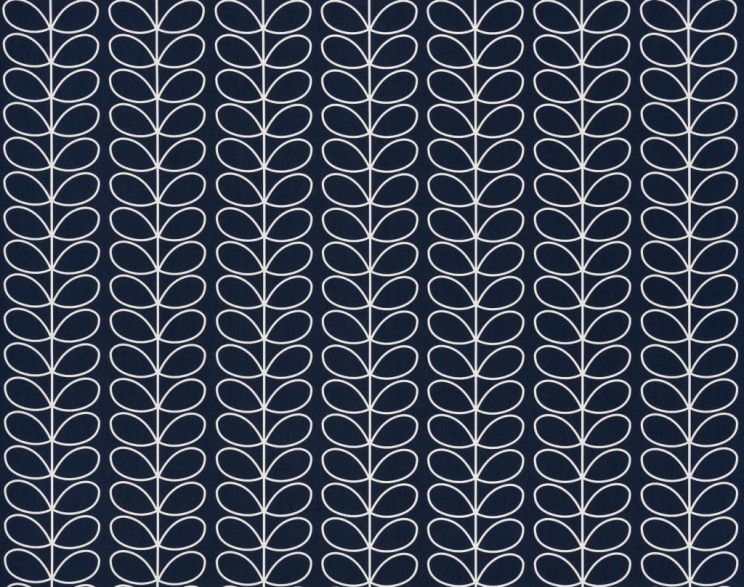 Curtains Orla Kiely Linear Stem Whale Fabric