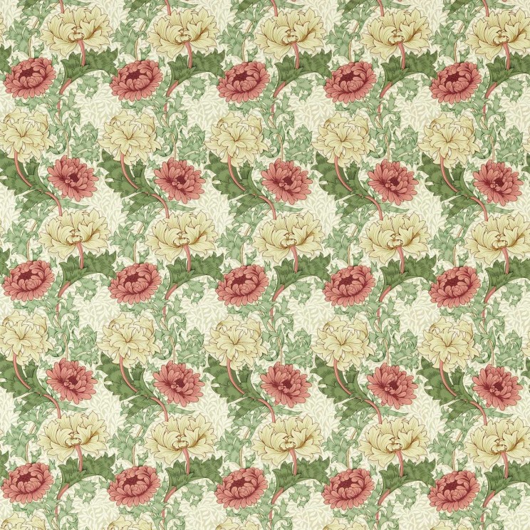 Morris and Co Chrysanthemum Russet Fabric