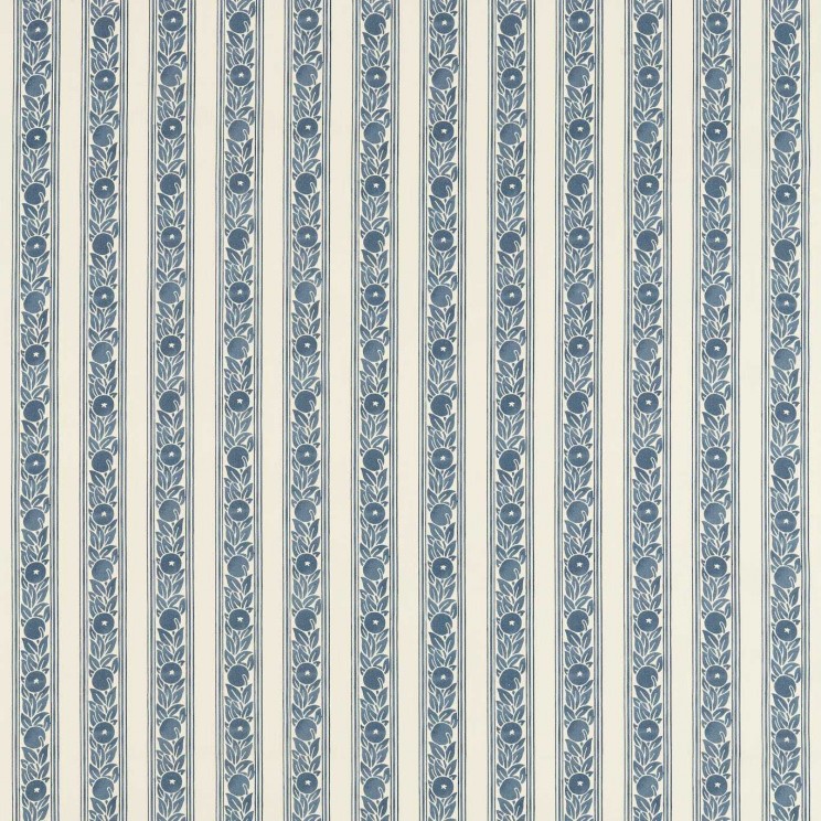Curtains Morris and Co Fruit Stripe Fabric 227117