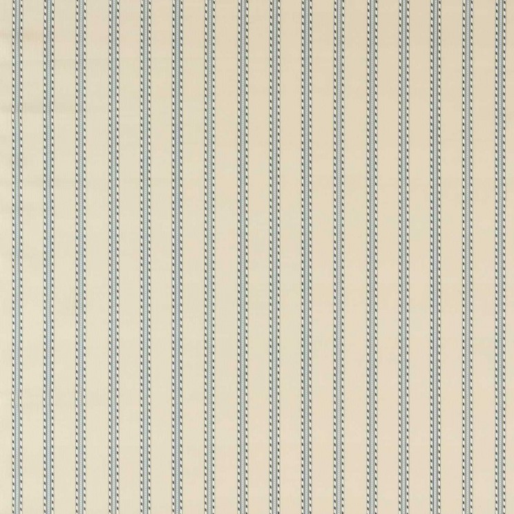 Morris and Co Holland Park Stripe Slate/Linen Fabric