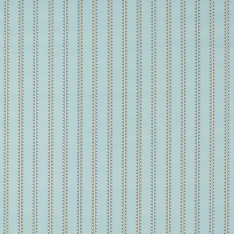 Morris and Co Holland Park Stripe Mineral Blue Fabric