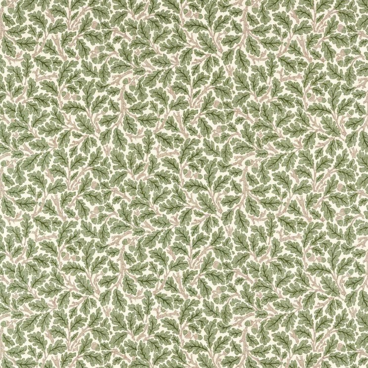 Morris and Co Oak Sage Green Fabric