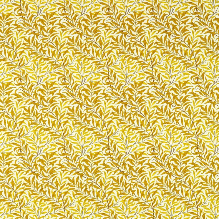 Morris and Co Willow Bough Summer Yellow Fabric