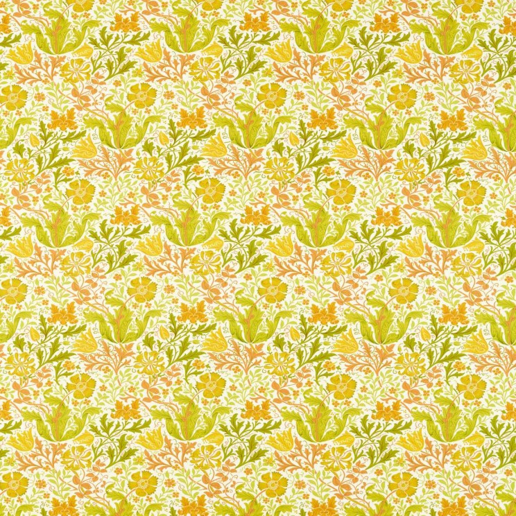 Morris and Co Compton Summer Yellow Fabric