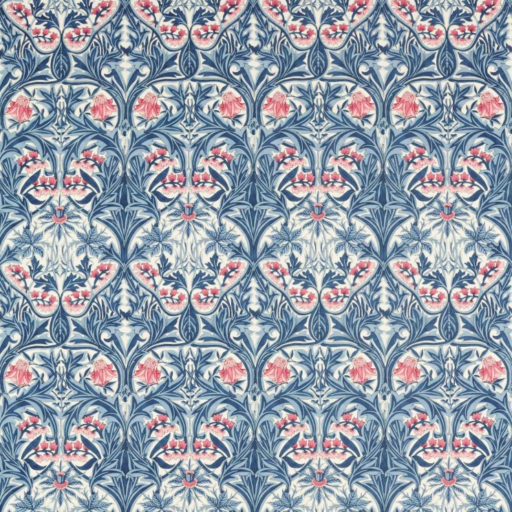 Curtains Morris and Co Bluebell Fabric 227037
