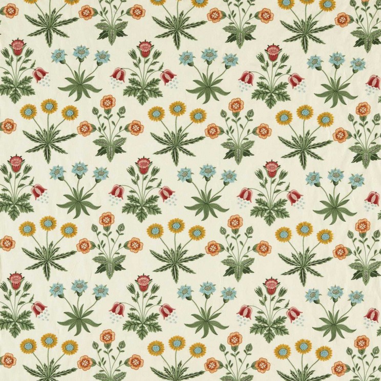 Curtains Morris and Co Daisy Embroidery Fabric 237310