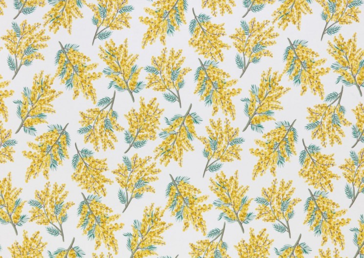 Roman Blinds Cath Kidston Mimosa Flower Citrine Fabric