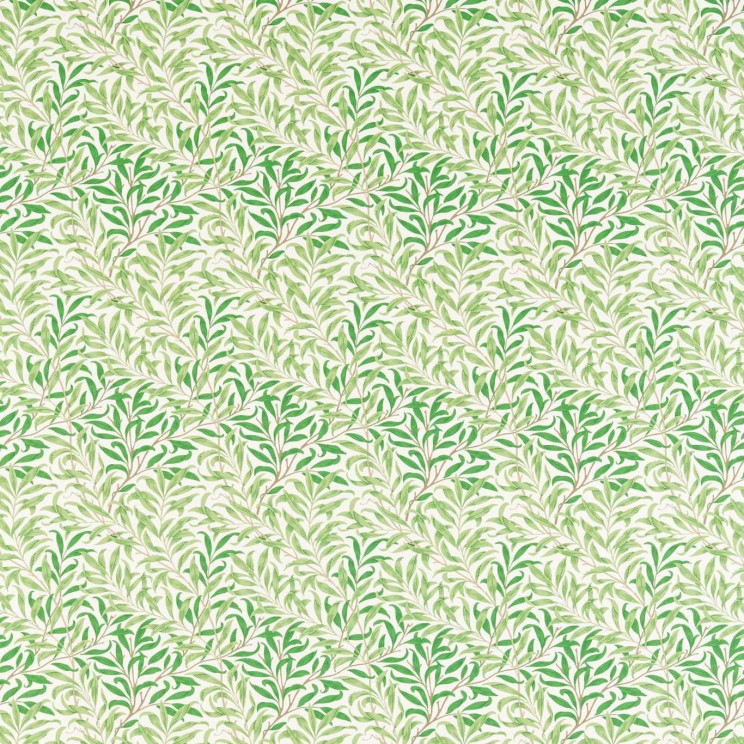Morris and Co Willow Boughs Leaf Greeen Fabric