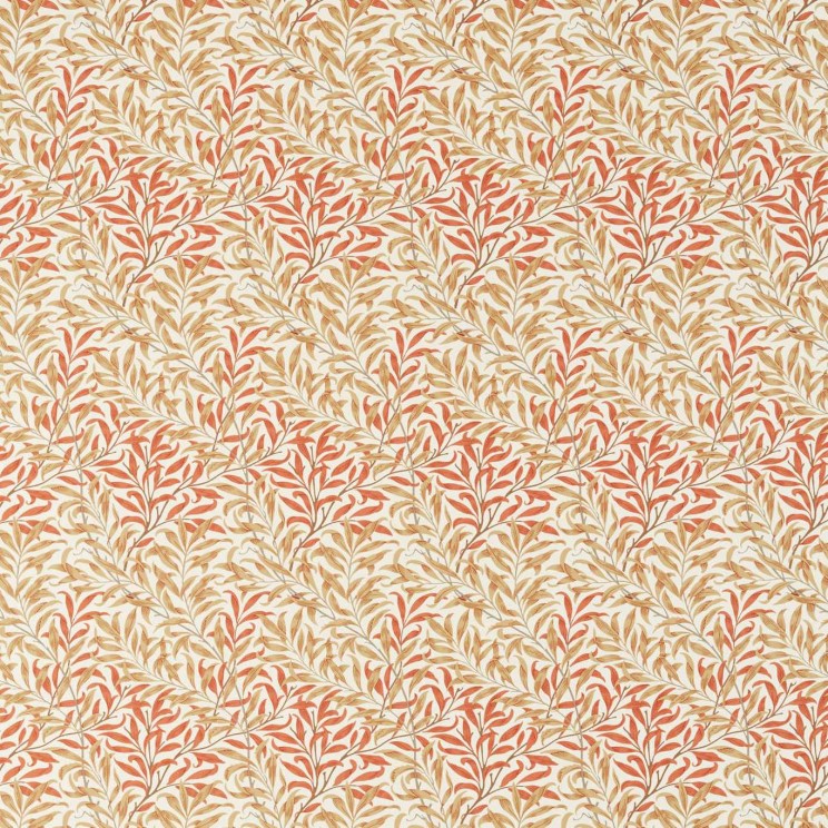 Morris and Co Willow Boughs Russet/Ochre Fabric