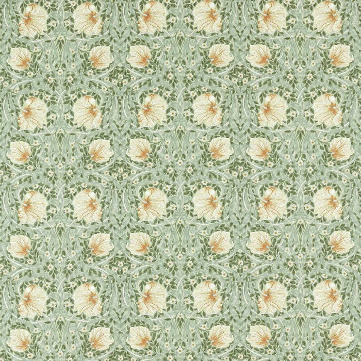 Morris and Co Pimpernel Bayleaf/Manilla Fabric
