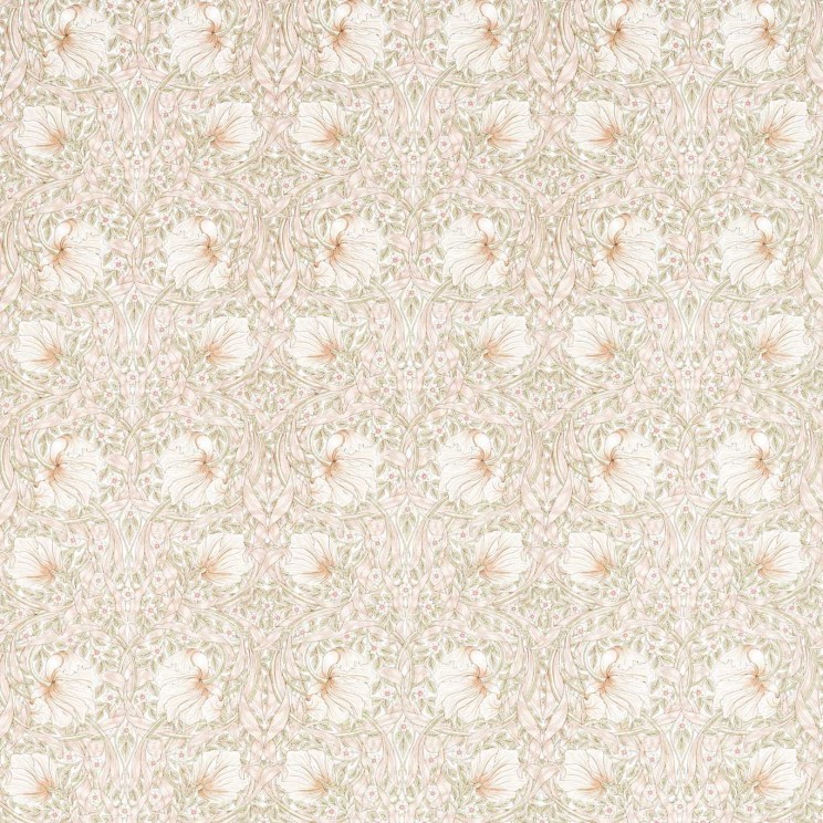 Morris and Co Pimpernel Cochineal Pink Fabric