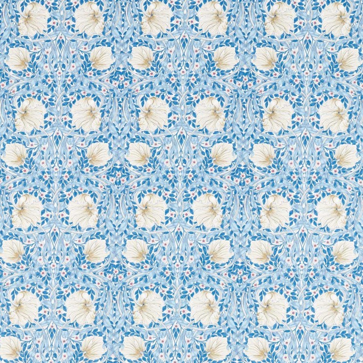 Morris and Co Pimpernel Woad Fabric