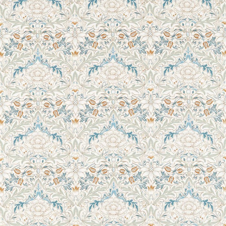 Morris and Co Simply Severn Bayleaf/Annatto Fabric