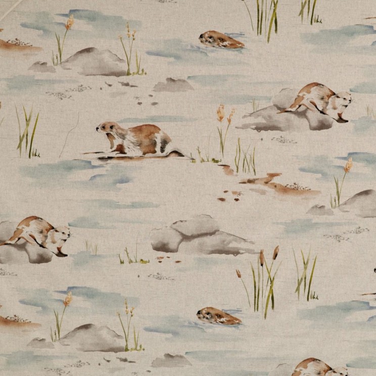 Roman Blinds Ashley Wilde Otter Biscuit Fabric