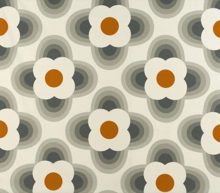 Curtains Orla Kiely Stripedpetal Orange Fabric