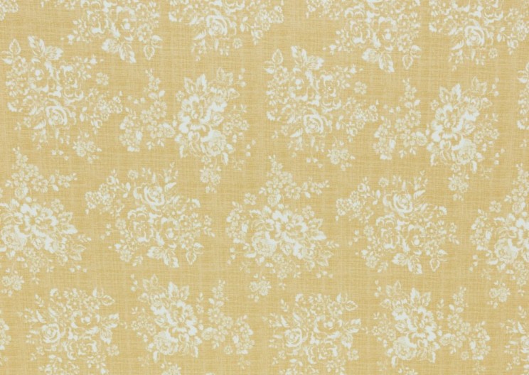 Cath Kidston Washed Rose Ochre Fabric