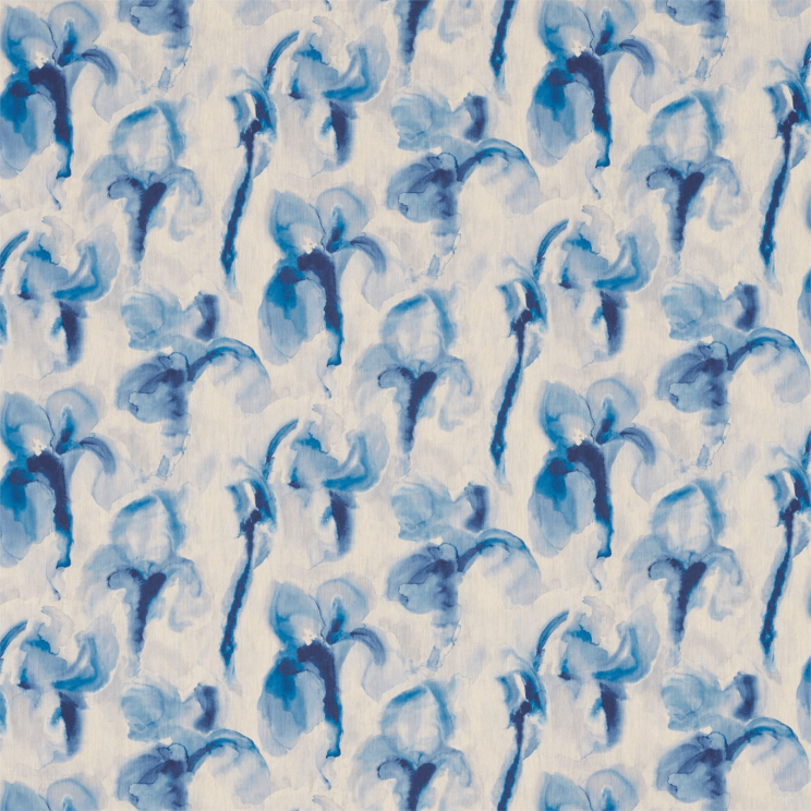 Zoffany Water Iris Indigo/Sky Fabric