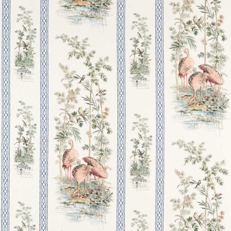 Curtains Zoffany Storks & Thrushes Fabric 322747