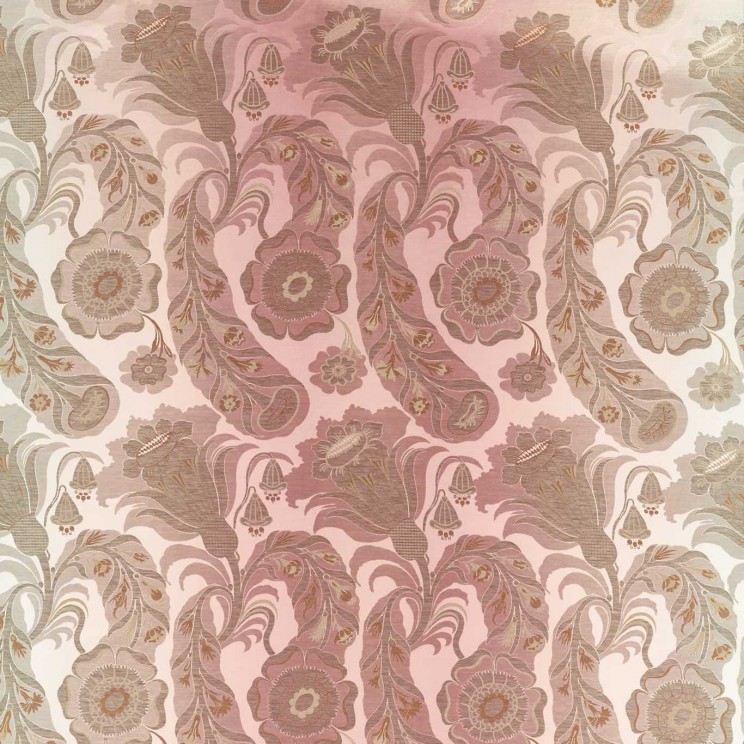 Zoffany Sezincote Damask Tuscan Pink Fabric
