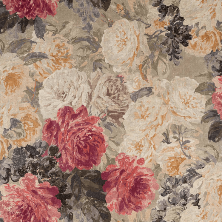 Zoffany Rose Absolute Linen Sunstone/Mercury Fabric