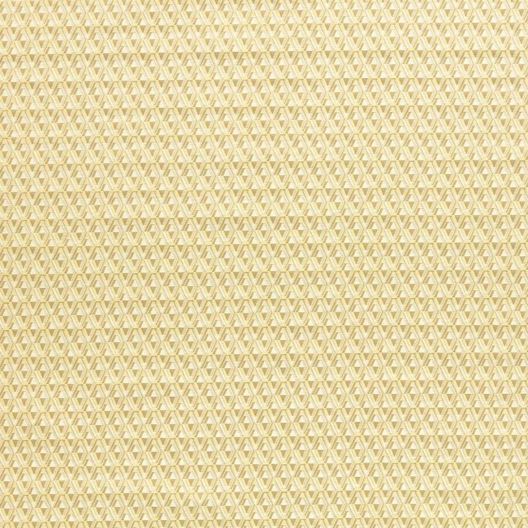 Zoffany Domino Diamond Silk Yellow Fabric