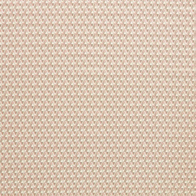Zoffany Domino Diamond Quartz Pink Fabric