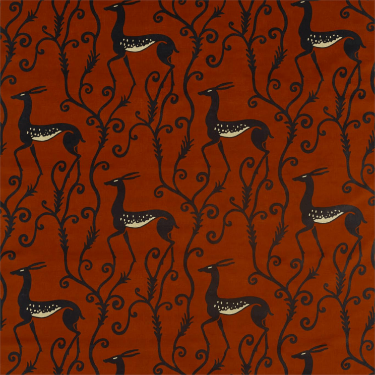 Curtains Zoffany Deco Deer Velvet Fabric 322672