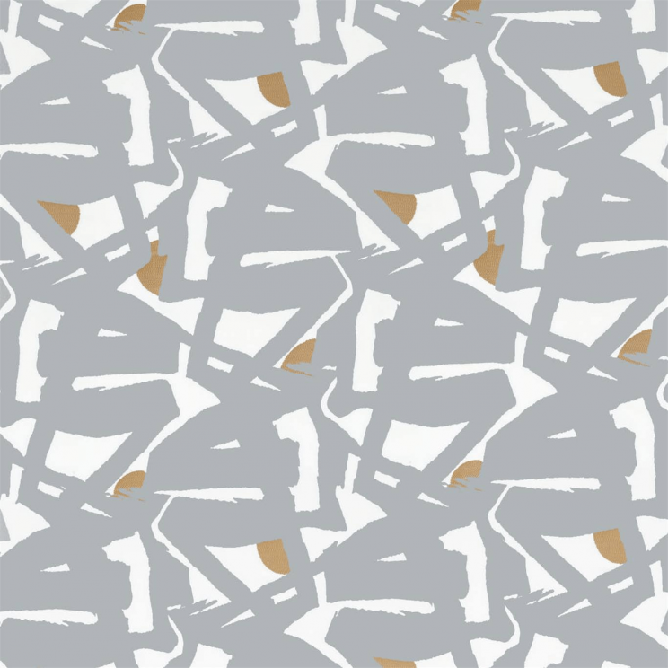 Zoffany Rakugaki Quartz Grey Fabric