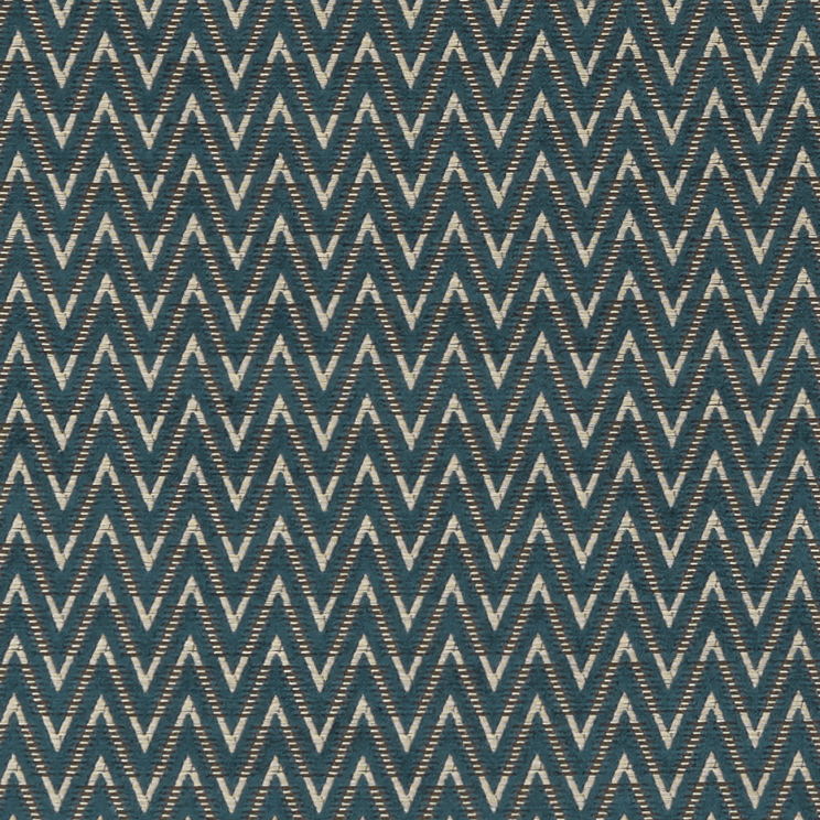 Clarke and Clarke Zion Teal Fabric