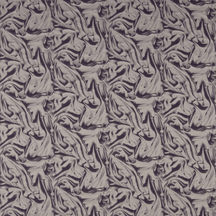 Zoffany Rouche Logwood Grey Fabric