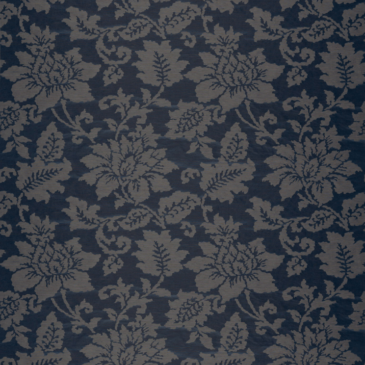 Zoffany Spitalfields Silk Prussian Blue Fabric