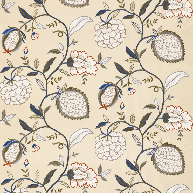 Curtains Zoffany Pomegranate Tree Fabric 332346