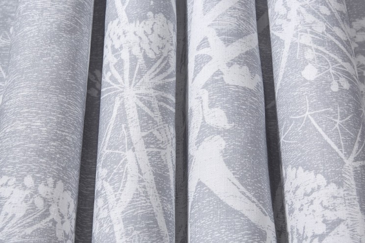 Cole and Son Cow Parsley Soft Grey Fabric