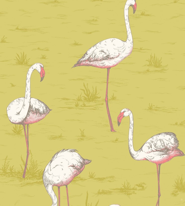 Roman Blinds Cole and Son Flamingos Fabric F111/3008